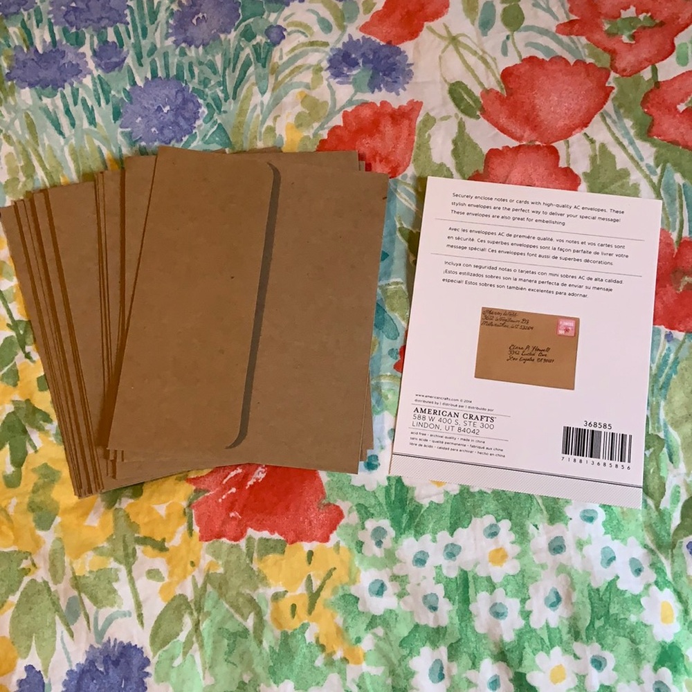 American Crafts Tan Envelopes (22 Count)